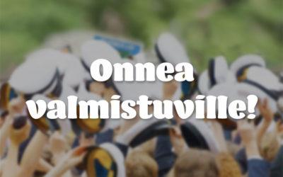 Onnea valmistuville!