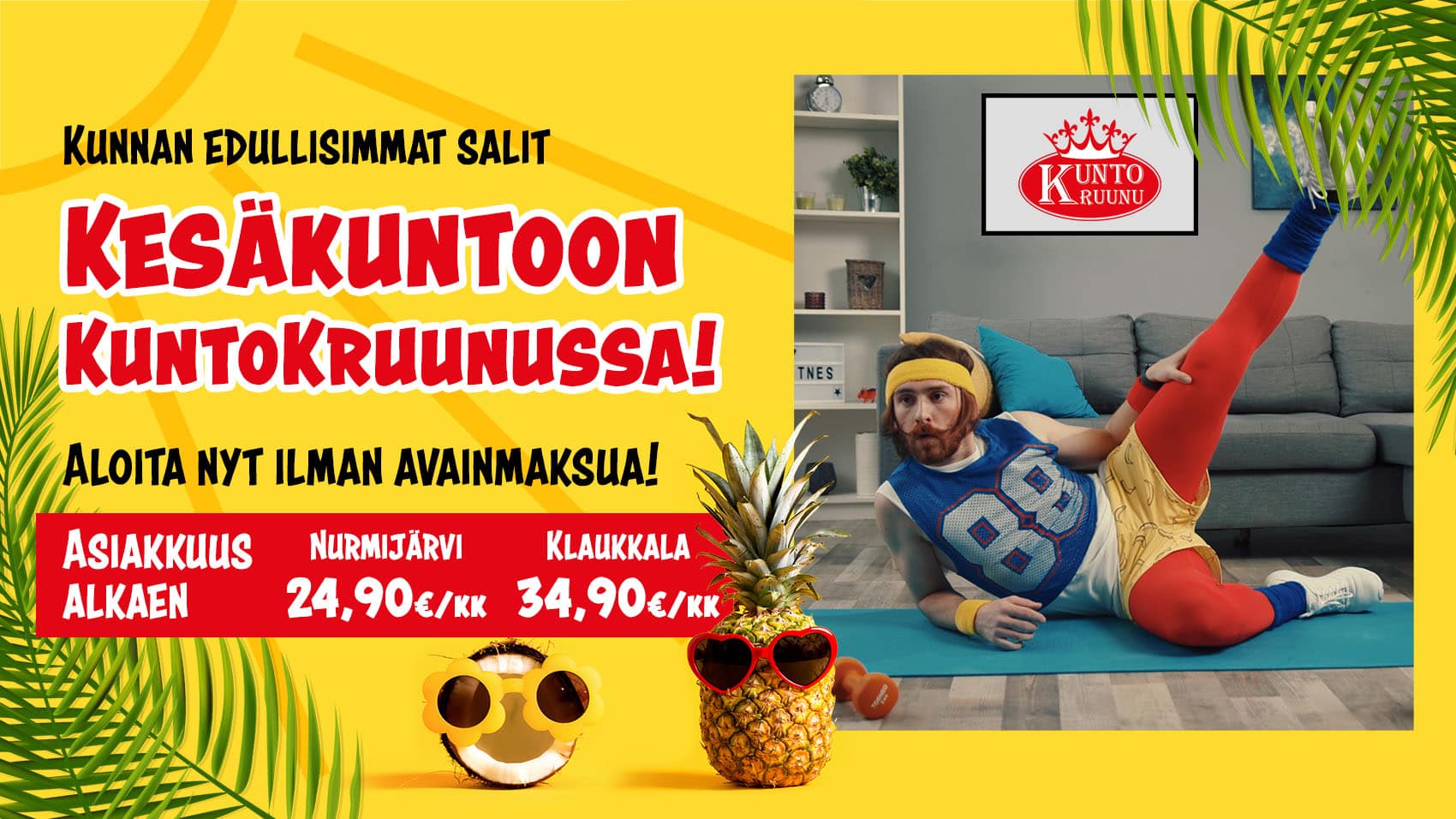 Kesäkuntoon KuntoKruunussa!